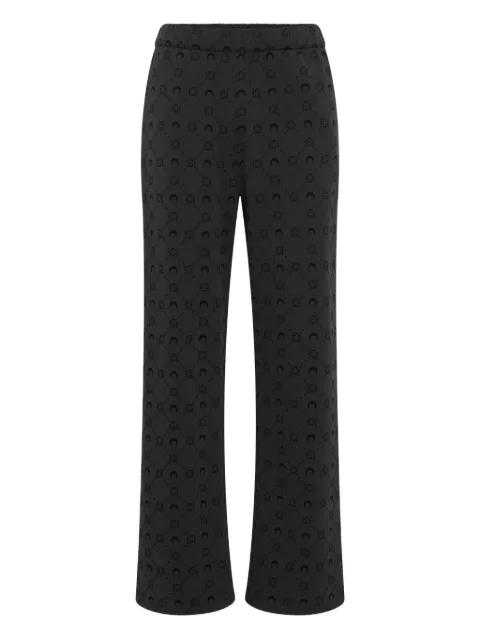 moon-logo fleece sweatpants by MARINE SERRE