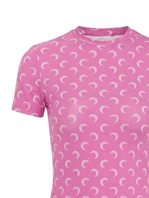 moon-print T-shirt by MARINE SERRE