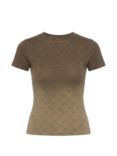 moon-print baby T-shirt by MARINE SERRE