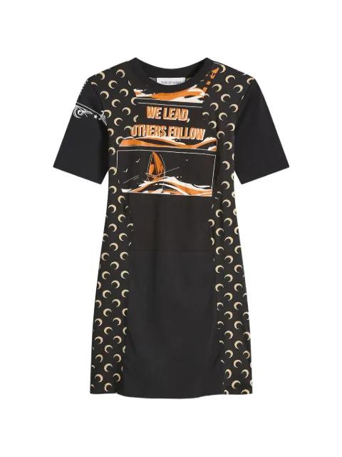 moon-print dress by MARINE SERRE