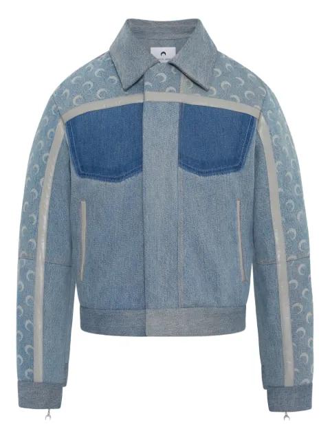 moon-print panelled jacket by MARINE SERRE