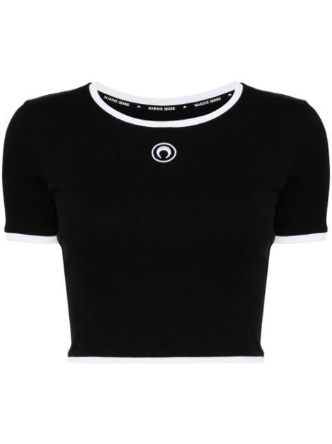 organic cotton blend t-shirt by MARINE SERRE