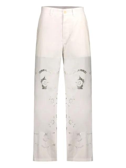 patch-pocket trousers by MARINE SERRE