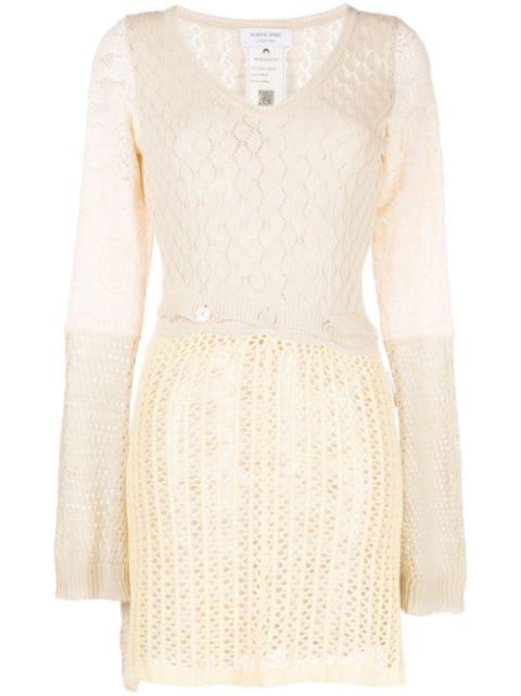 patchwork crochet minidress by MARINE SERRE