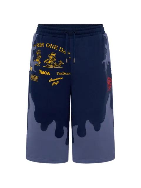 patchwork jersey shorts by MARINE SERRE