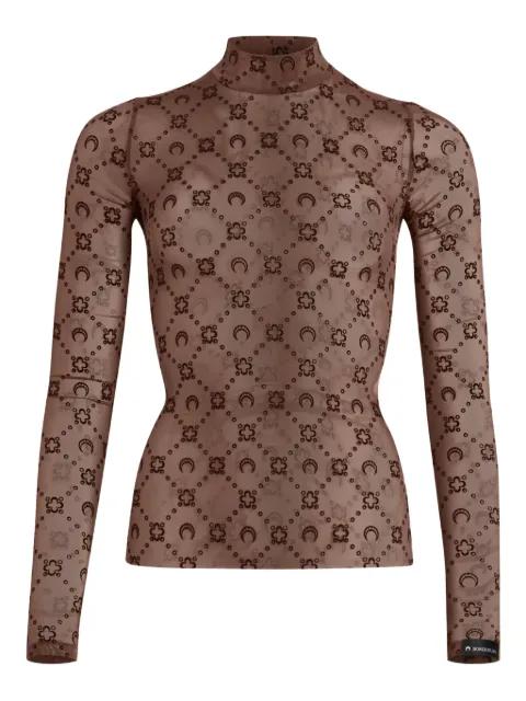 patterned long-sleeve top by MARINE SERRE