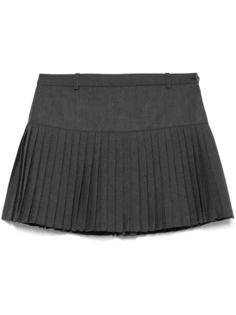 pleated mini skirt by MARINE SERRE