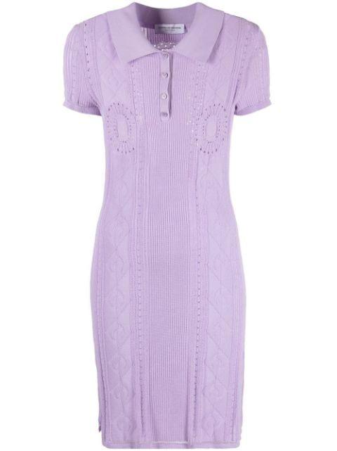 pointelle-knit tennis dress by MARINE SERRE