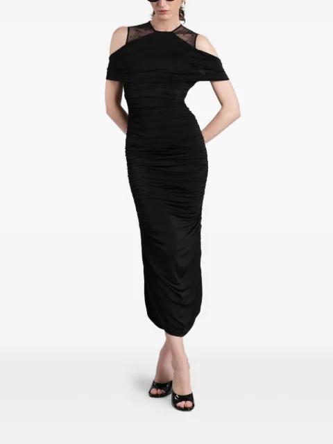 ruched off-shoulder dress by MARINE SERRE