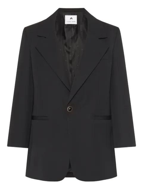 twill boxy blazer by MARINE SERRE