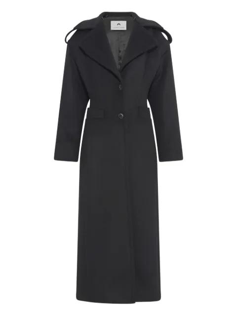 wool single-breasted coat by MARINE SERRE