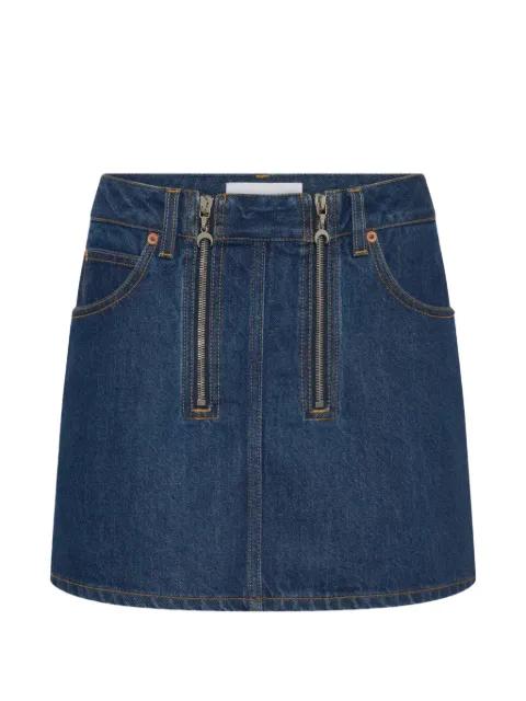 zipped mini skirt by MARINE SERRE