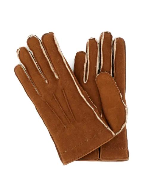 topstitch detail gloves by MARIO PORTOLANO