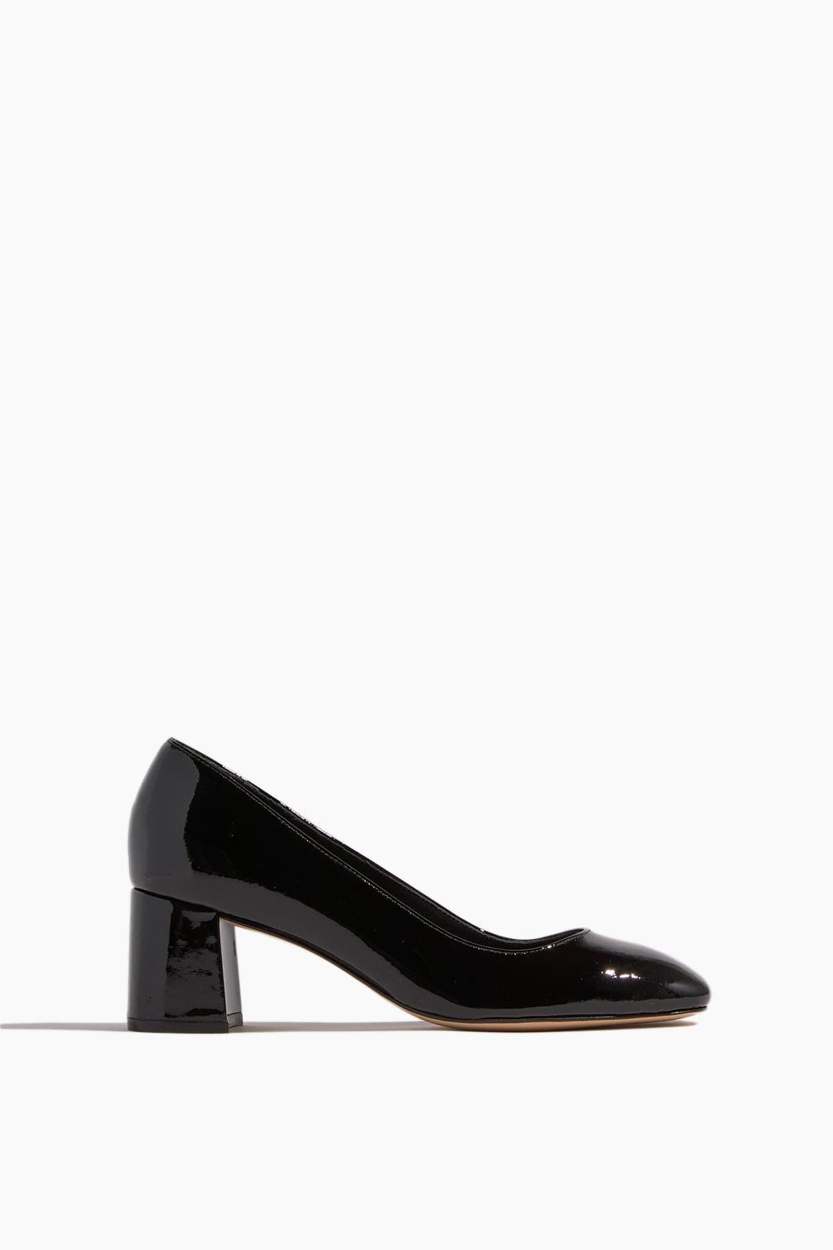 Block Heel Pump 60 in Black by MARION PARKE