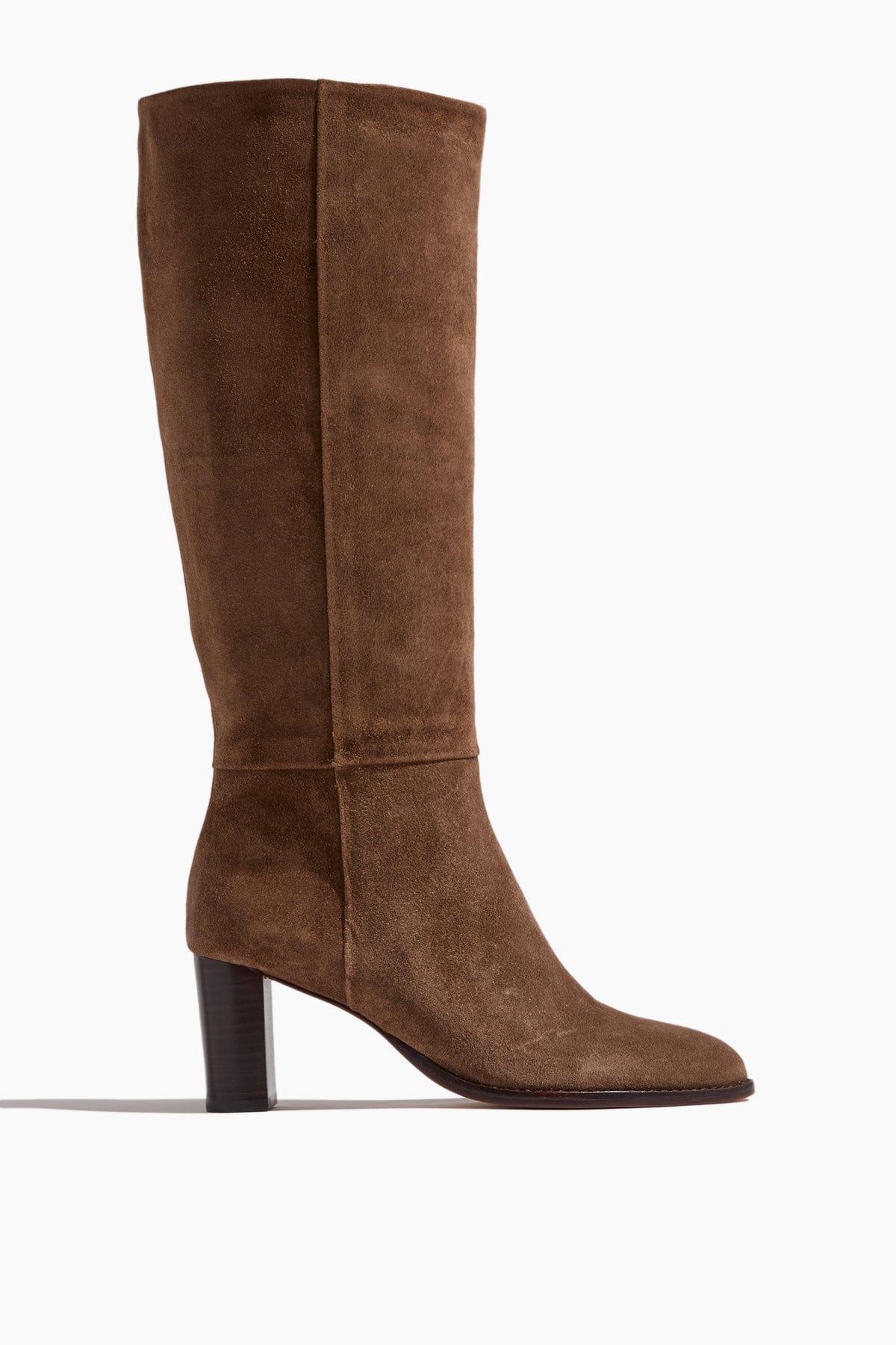 Catherine 70 Scrunch Boot in Mocha by MARION PARKE