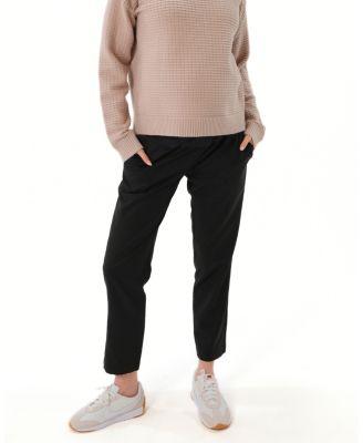 Women's All-Season Wool Under Belly Maternity Dress Pants by MARION