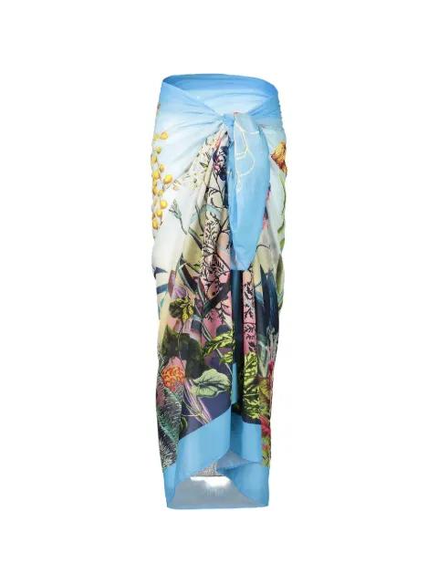floral-print pareo by MARISSA COLLECTIONS