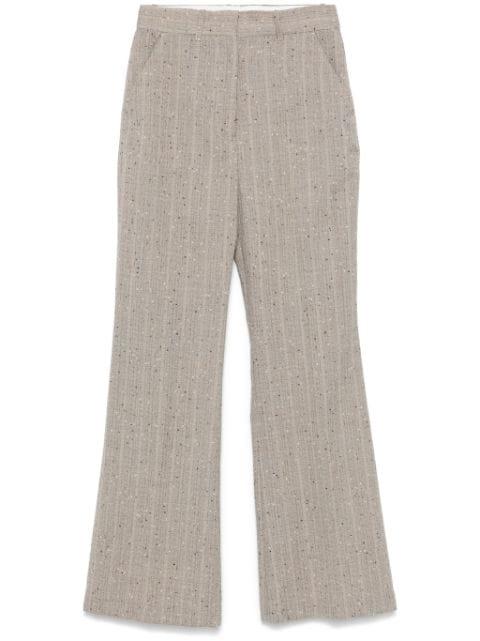 split-ankle trousers by MARK KENLY DOMINO TAN