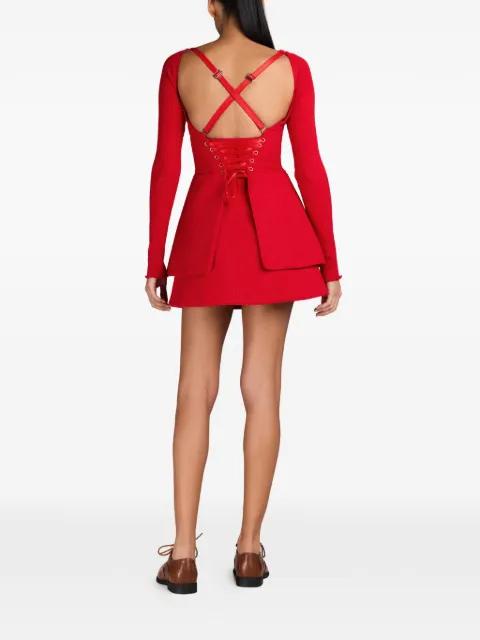 Britt zip-up miniskirt by MARK-OFF
