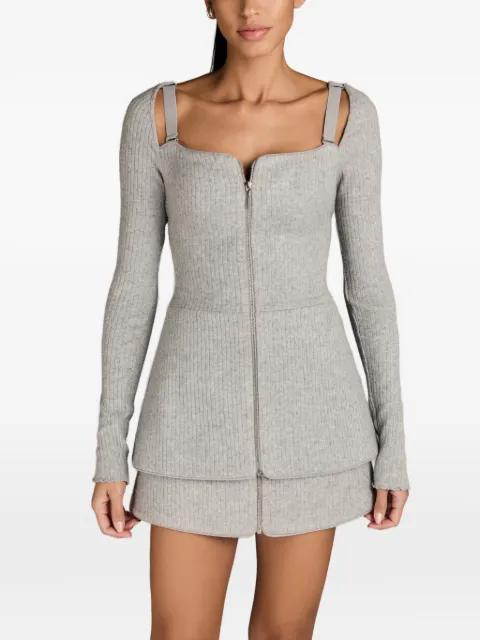 Britt zip-up miniskirt by MARK-OFF