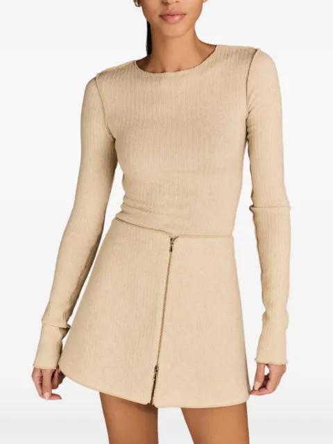 Britt zip-up miniskirt by MARK-OFF
