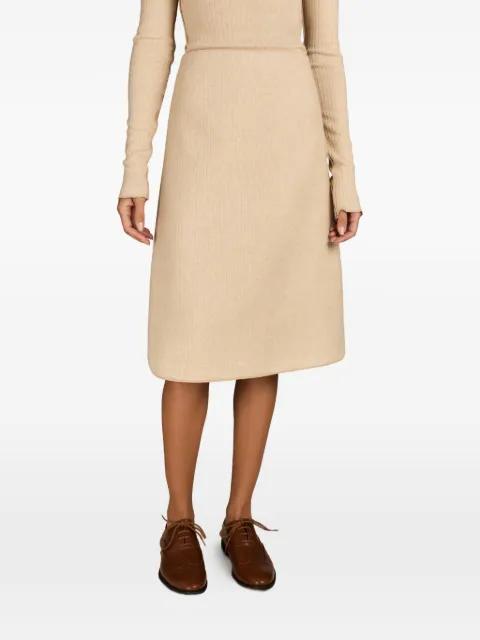 Brooklyn ribbed-knit midi skirt by MARK-OFF
