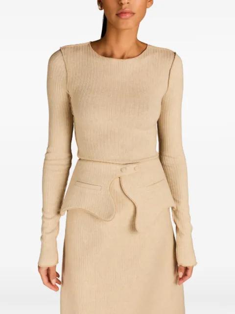 Chelsea ribbed-knit top by MARK-OFF