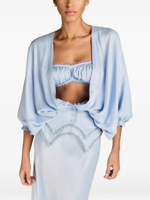 Lina puff-sleeved blouse by MARK-OFF