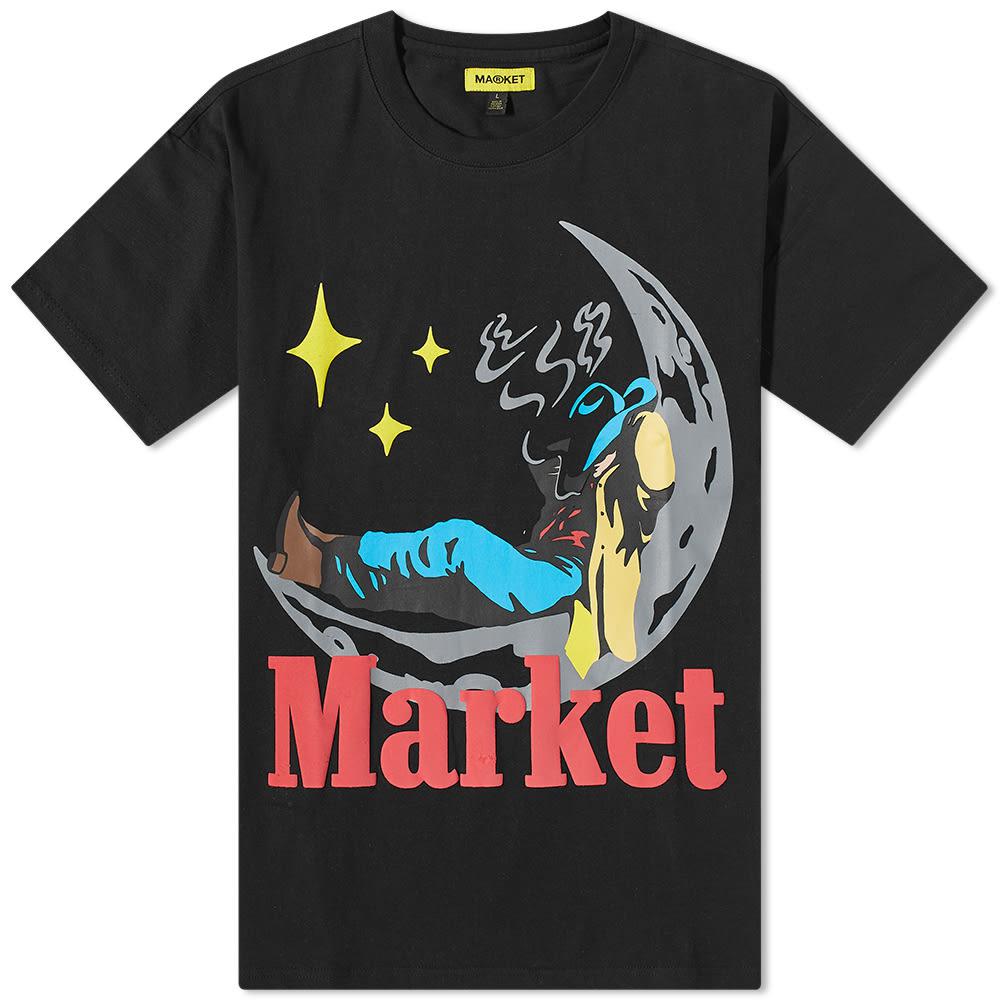 Market Man on Moon T-Shirt by MARKET