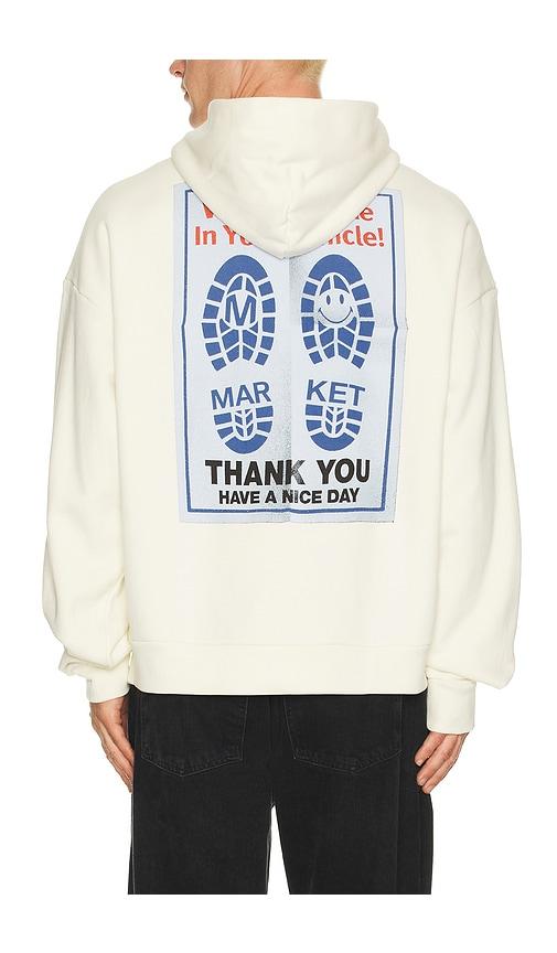 Market Pride in My Ride Hoodie in White by MARKET