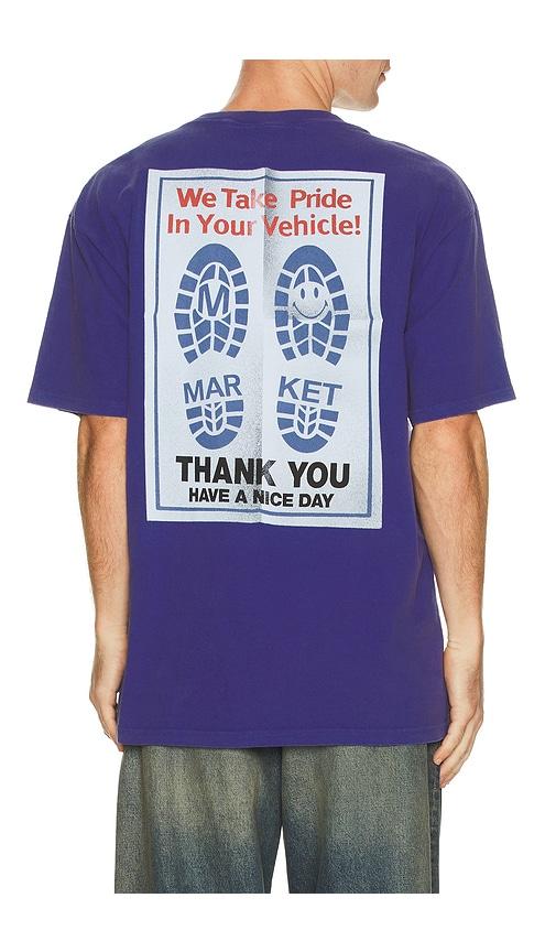 Market Pride in My Ride Tee in Blue by MARKET