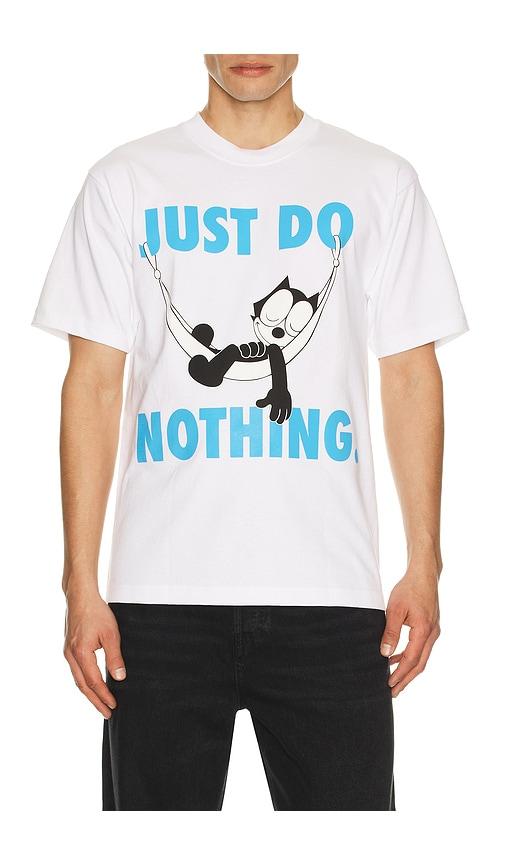 Market x Felix The Cat Do Nothing Tee in White by MARKET