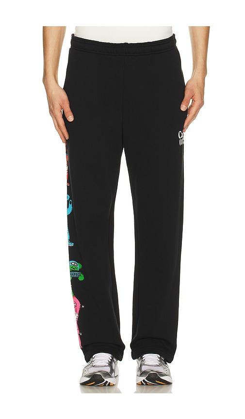 Market x Grateful Dead Call My Pitcrew Sweatpants in Black by MARKET