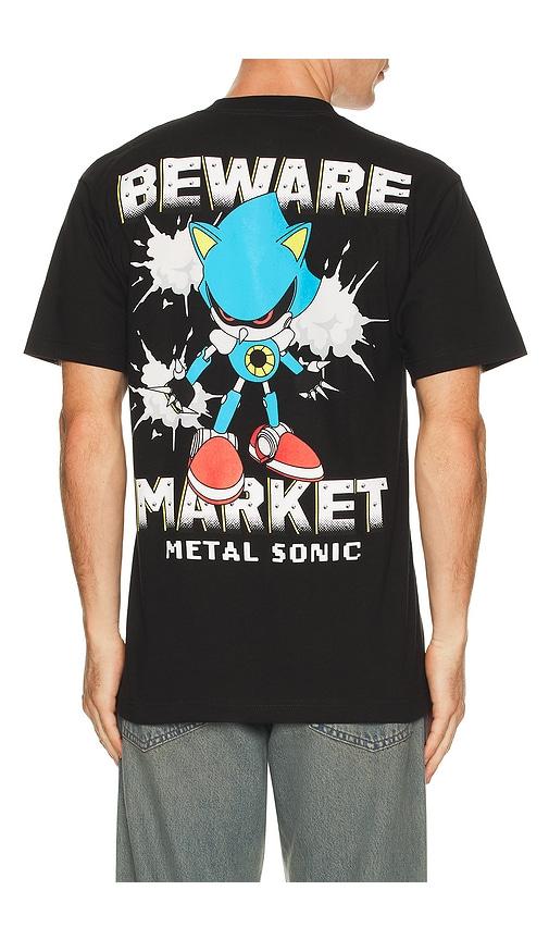 Market x Sonic Metal Sonic T-Shirt in Black by MARKET