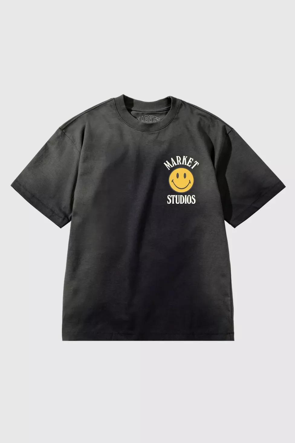 Market Studios X SMILEY Lockup T-Shirt by MARKET STUDIOS