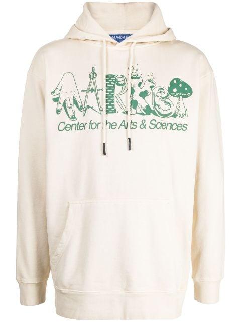 Smiley Arts & Sciences cotton hoodie by MARKET
