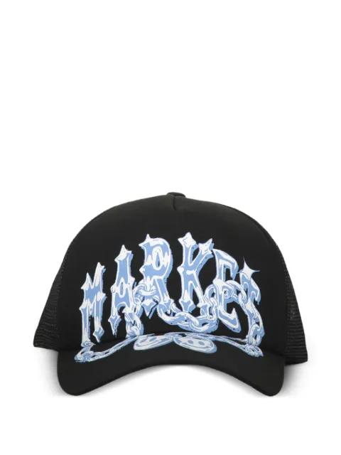 logo-print trucker cap by MARKET