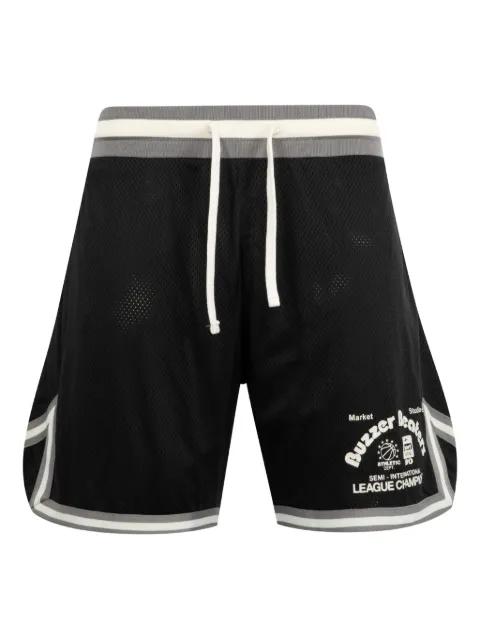 mesh track shorts by MARKET