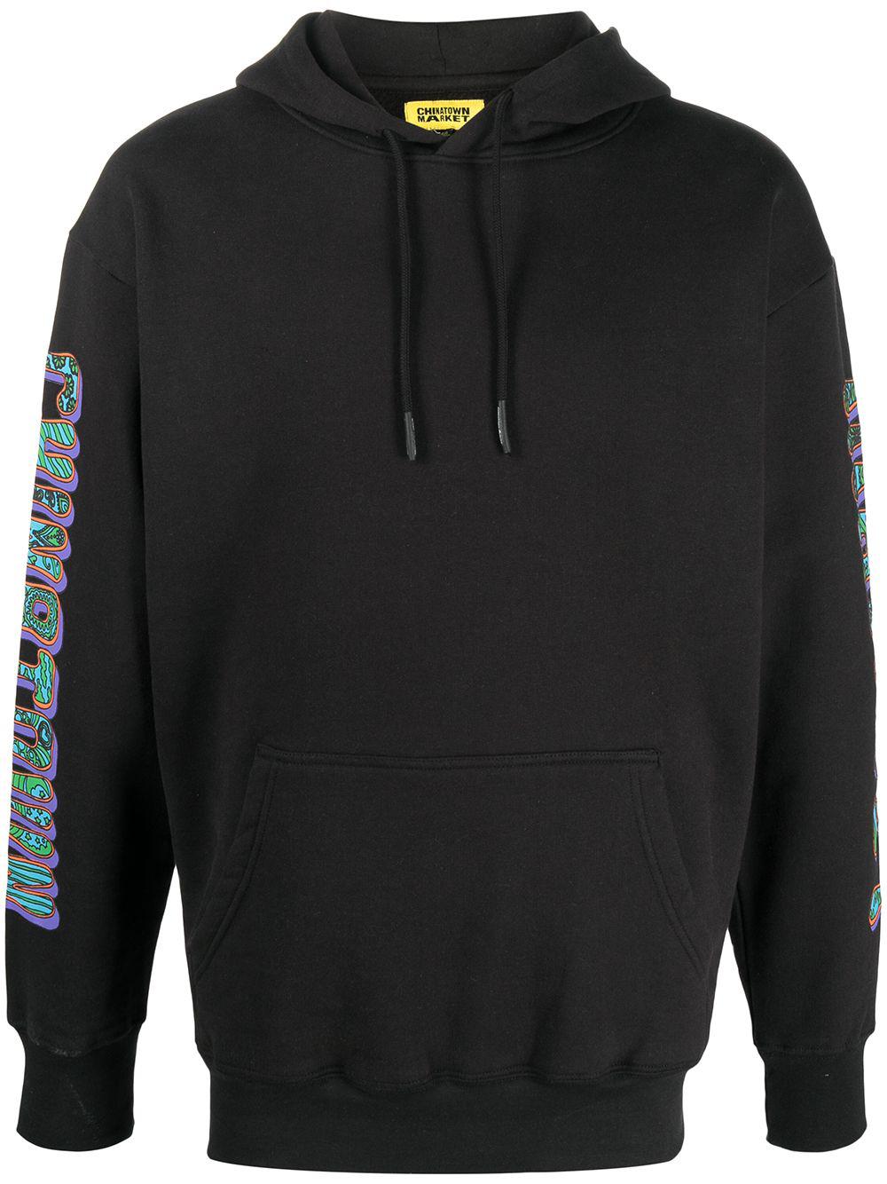 peace symbol print hoodie by MARKET