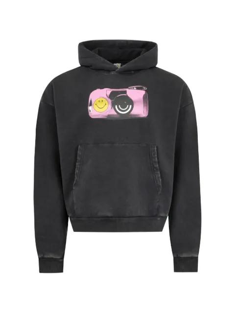 smiley graphic hoodie by MARKET