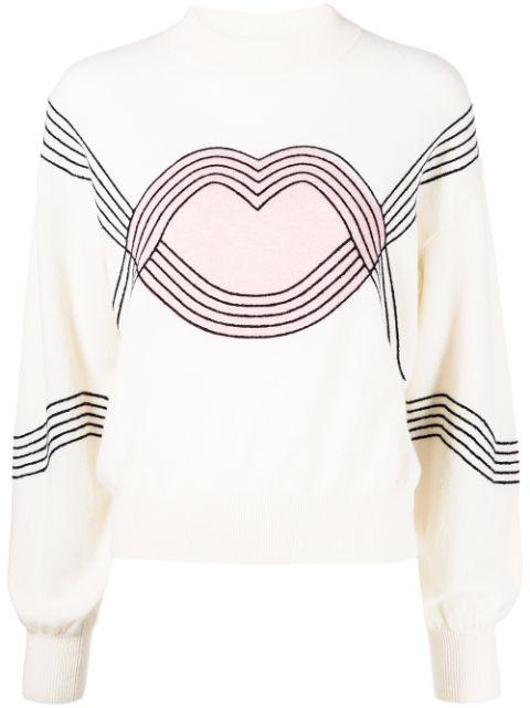 graphic print jumper by MARKUS LUPFER