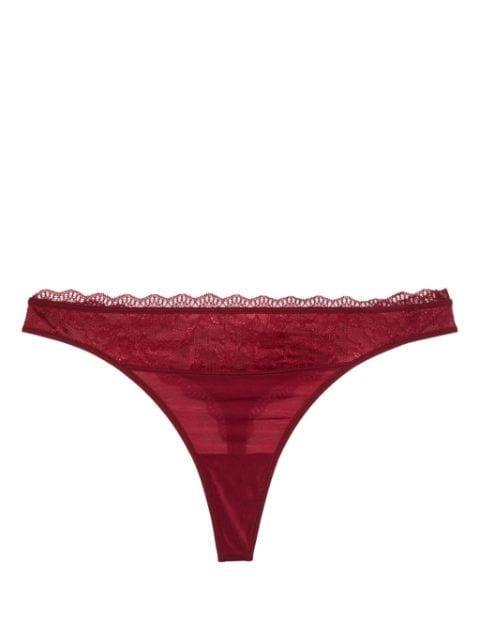 Carita lace thong by MARLIES DEKKERS