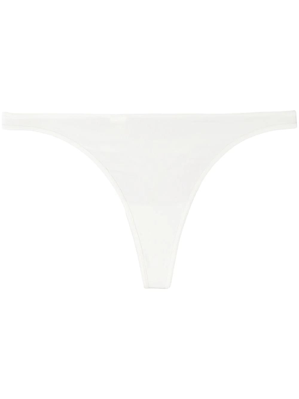 'Dame de Paris' ivory 2 cm thong by MARLIES DEKKERS