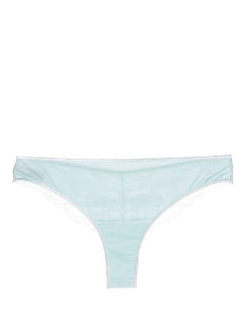 Mariposa Butterfly floral-lace thong by MARLIES DEKKERS