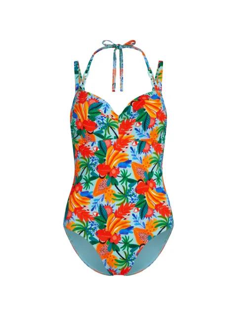 Paradisa floral-print swimsuit by MARLIES DEKKERS