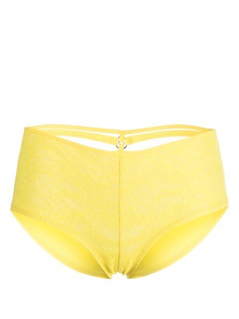 Space Odyssey lace-panel briefs by MARLIES DEKKERS