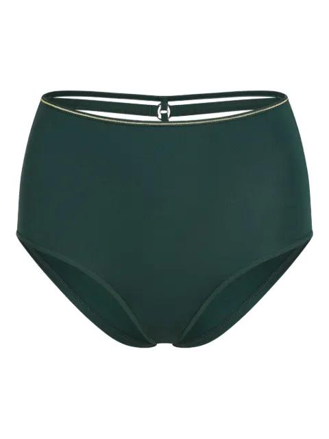 high-waist strap-detail briefs by MARLIES DEKKERS