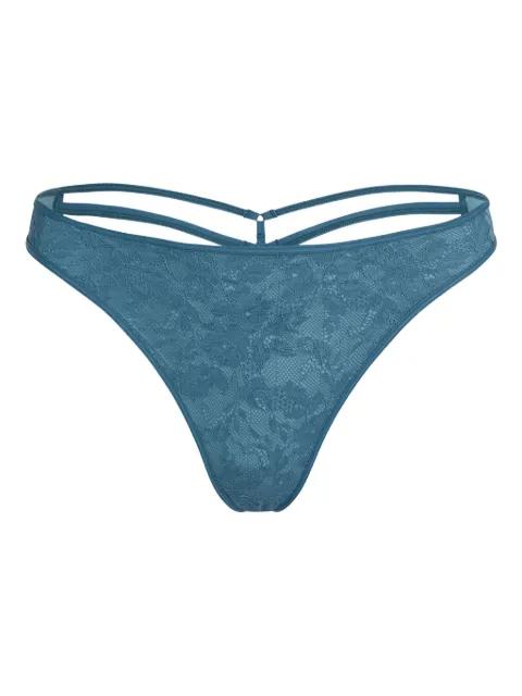 lace-detail brazilian thong by MARLIES DEKKERS lace-detail brazilian thong by MARLIES DEKKERS