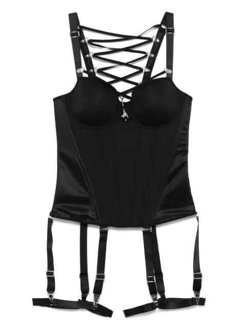 lace-up detail corset by MARLIES DEKKERS