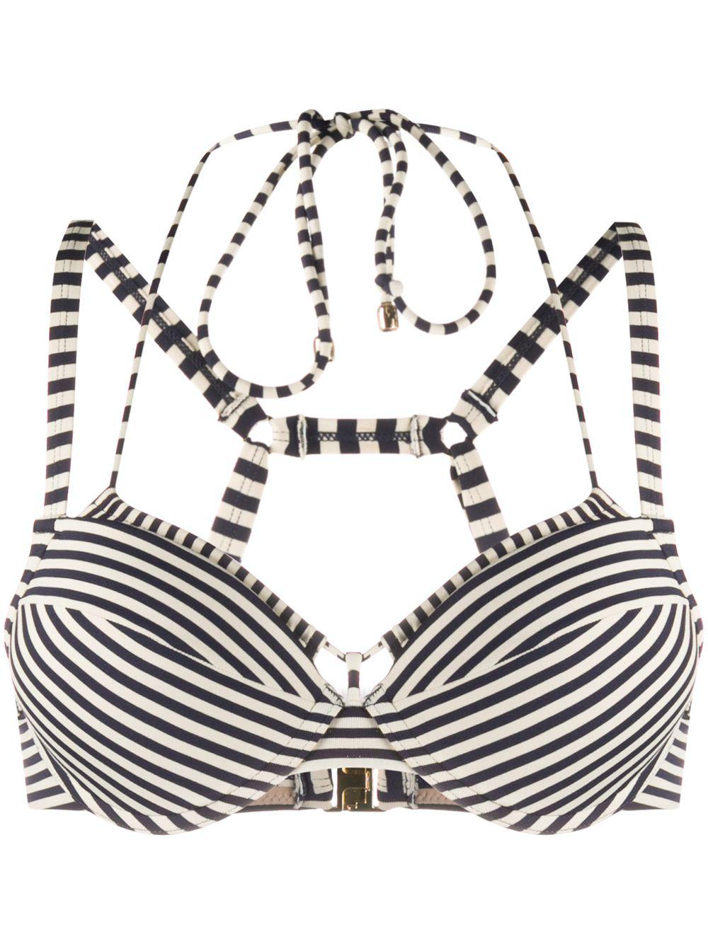 striped push-up bikini top by MARLIES DEKKERS